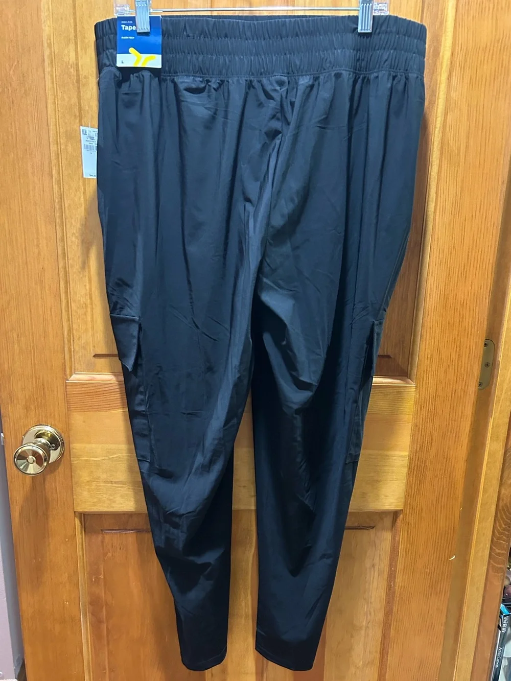Old Navy Black Cargo Track Joggers - Picture 2 of 4